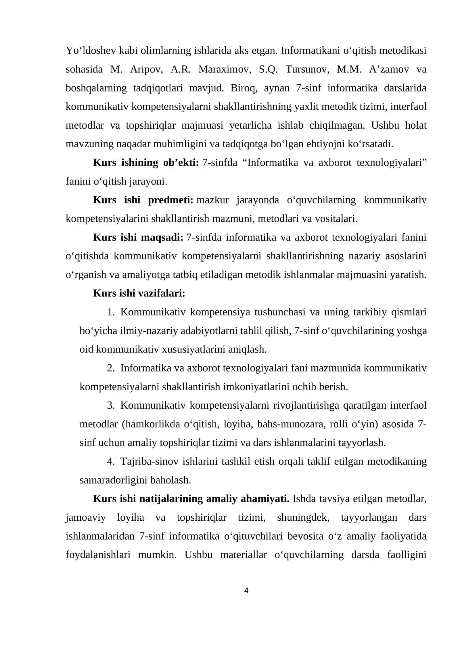 7-sinfda Informatika va axborot texnologiyalari fanini o'qitishda kommunikatiy kompetensiyalarni shakllantirish 4