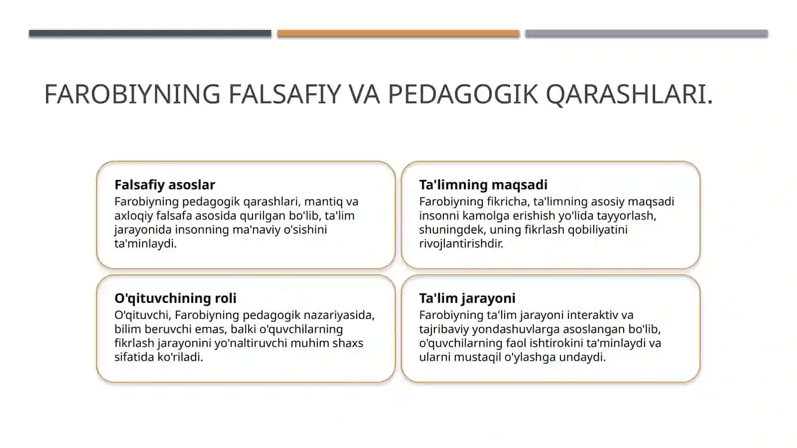 Abu Nasr al-Farobiyning pedagogik qarashlari 4