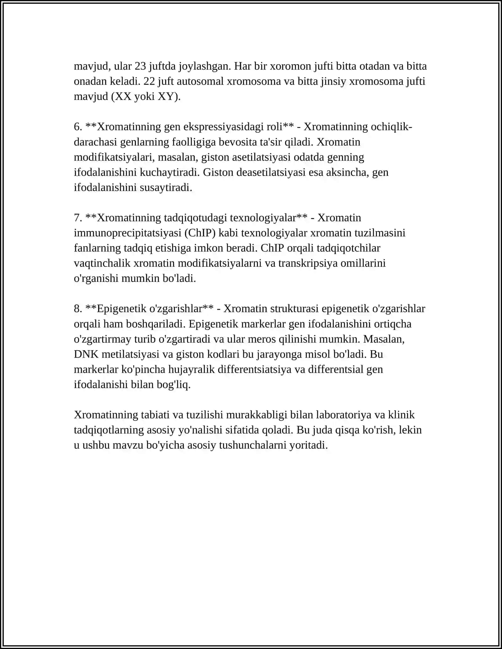 XROMOTINNING FUNKTSIONAL HOLATI VA TIPLARI 4