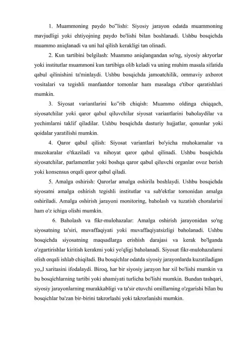 Siyosiy Inqirozlar Rivojlanishining Asosiy Bosqichlari 4