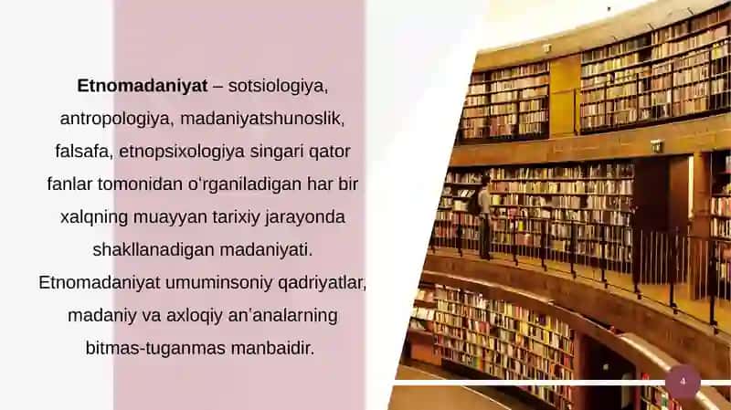 Etnik madaniyat 4