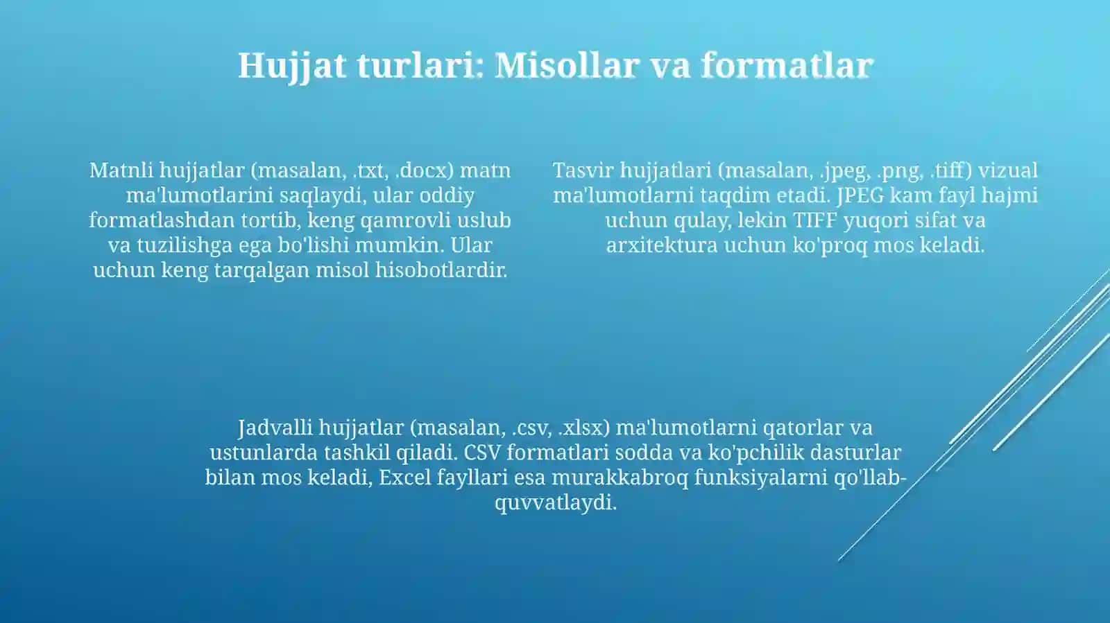 Hujjat turlari: Ta'rif, tasnif va misollar 4
