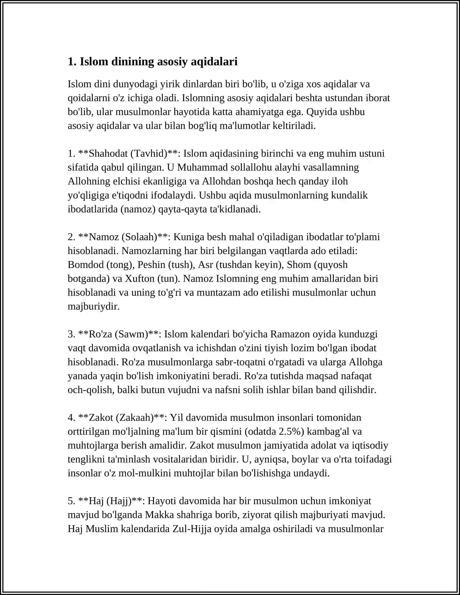 ISLOM VA BOSHQA DINIY AQIDALAR SINKRETLASHUVI NATIJASIDA SHAKLLANGAN DINIY TA'LIMOT 4