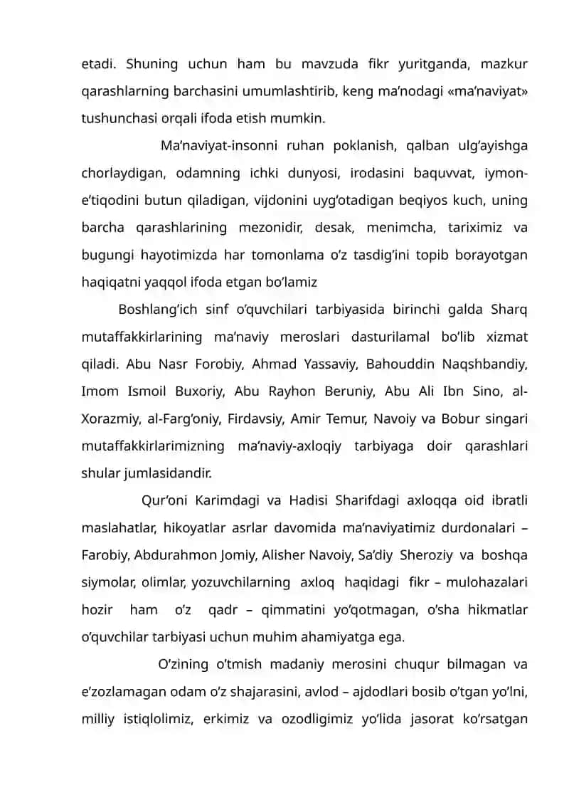 O`quvchilarni ma`naviy axloqiy tarbiyasida oila, mahalla va ta`lim muassasining hamkorligi 4