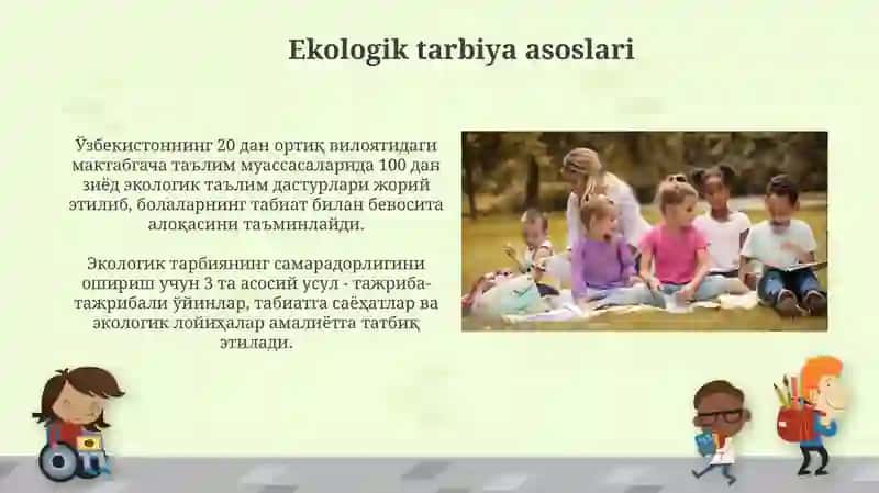 Maktabgacha Ta'lim Muassasalarida Ekologik Tarbiya 4
