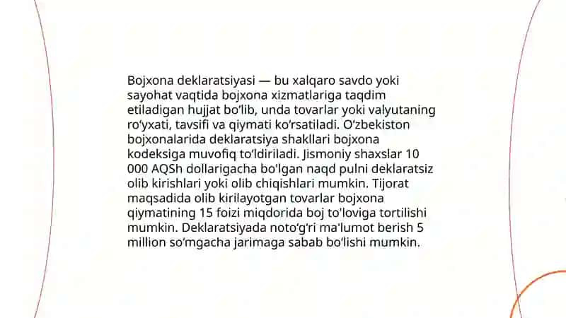 Bojxona to‘lovlari va ularning turlari 4