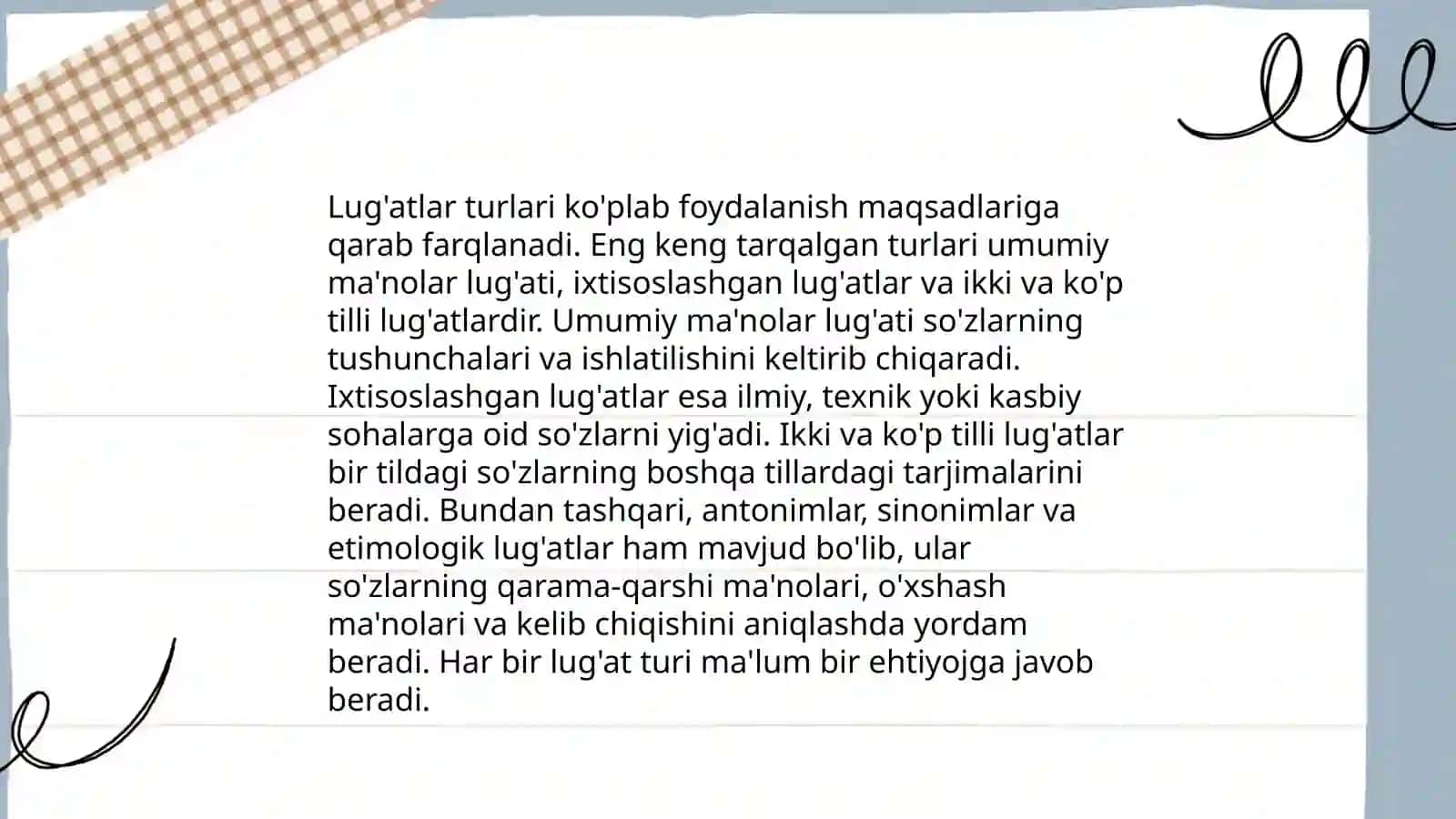 Lug'at va uning turlari 4