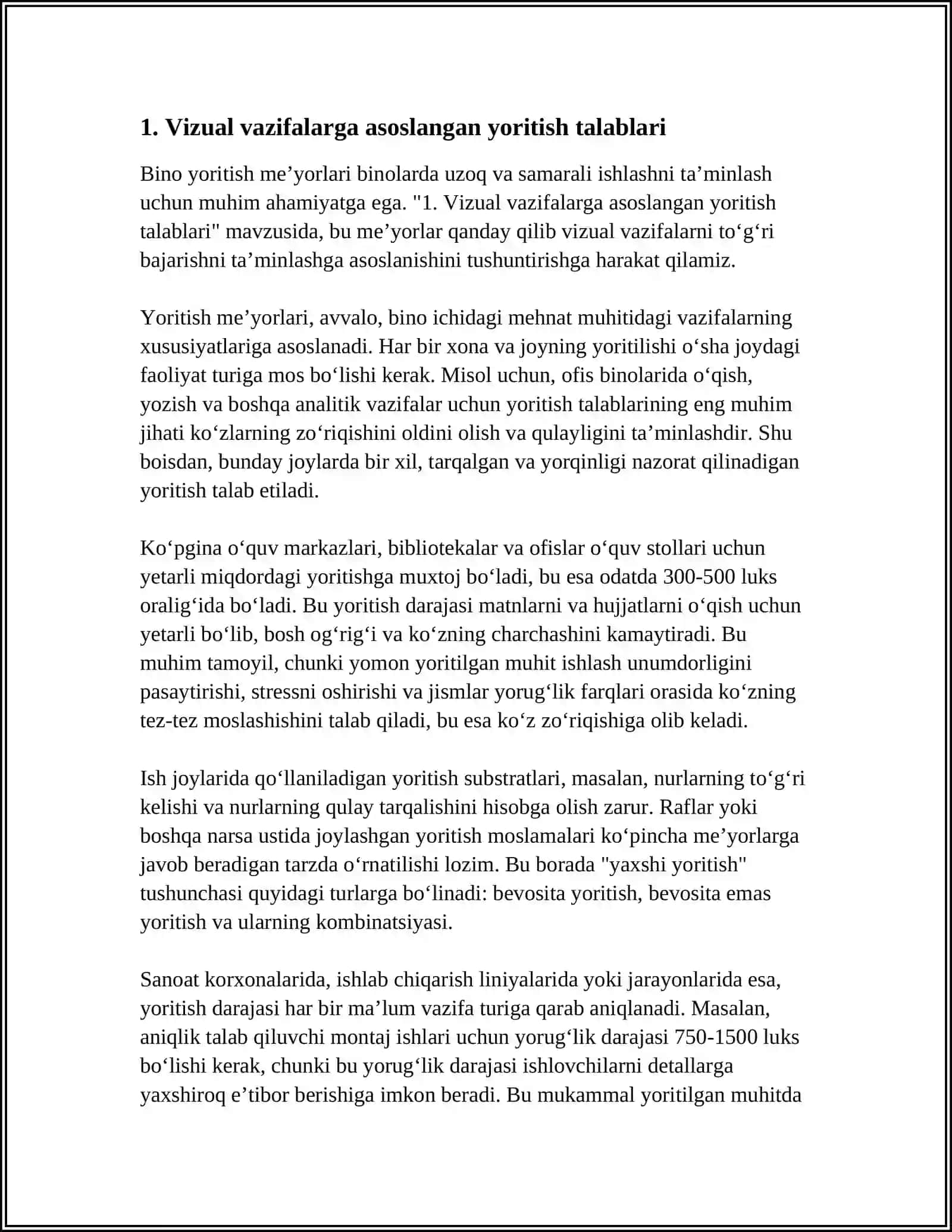 BINOLARDA YORITISH ME’YORLARI NIMAGA ASOSLANGAN 4
