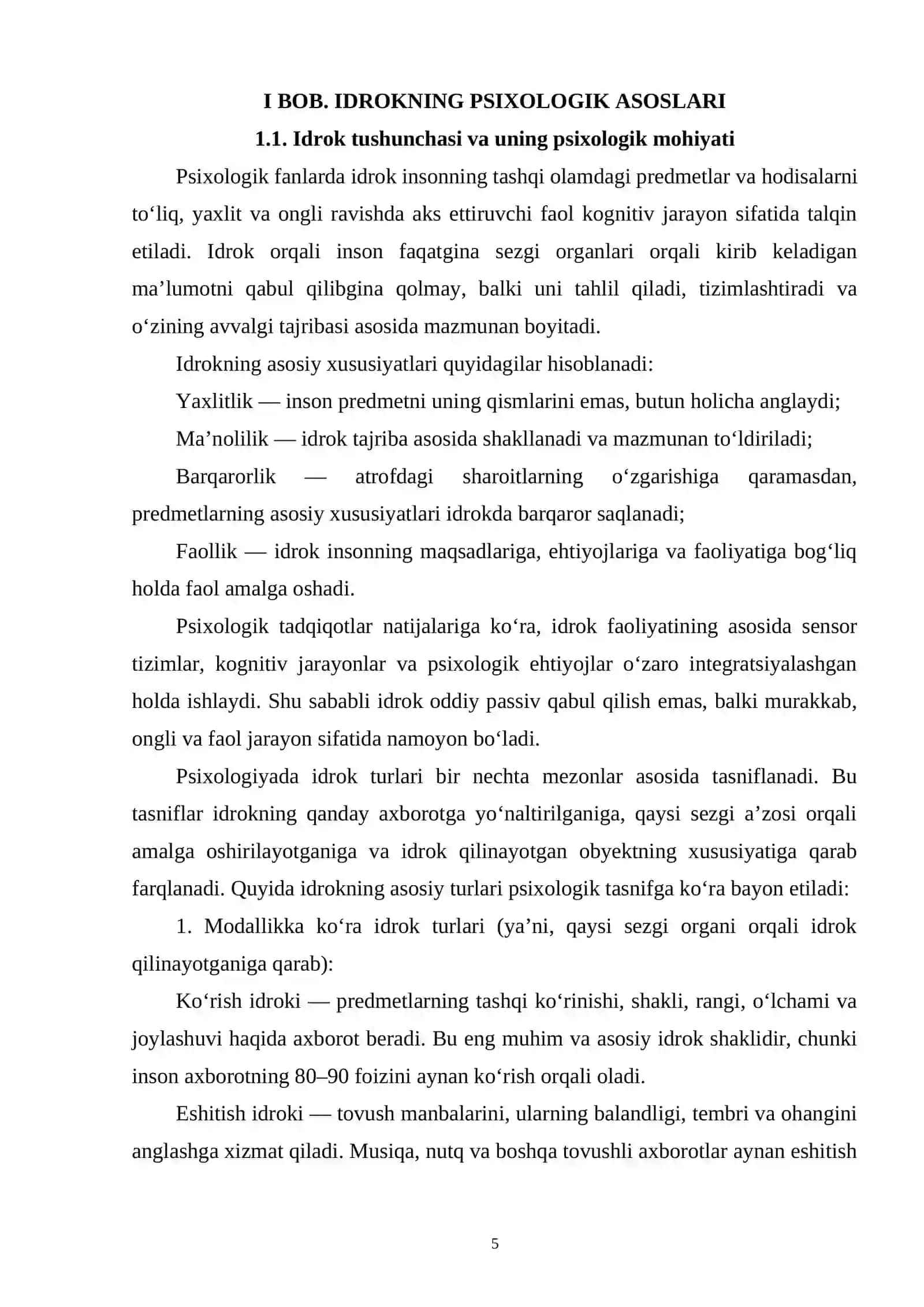 IDROKNING MURAKKAB TURLARI 4