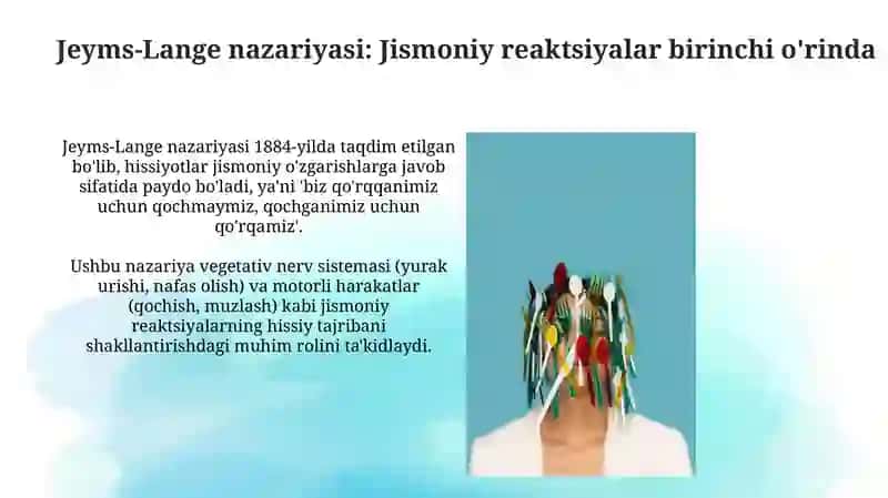 Emotsiya haqida psixologik nazariyalar 4