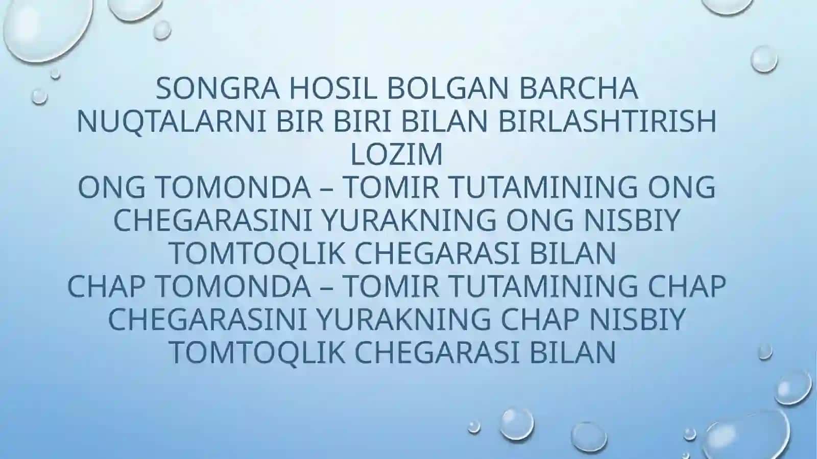 TURLI YURAK KONFIGURATSIYALARINI CHIZISH 4