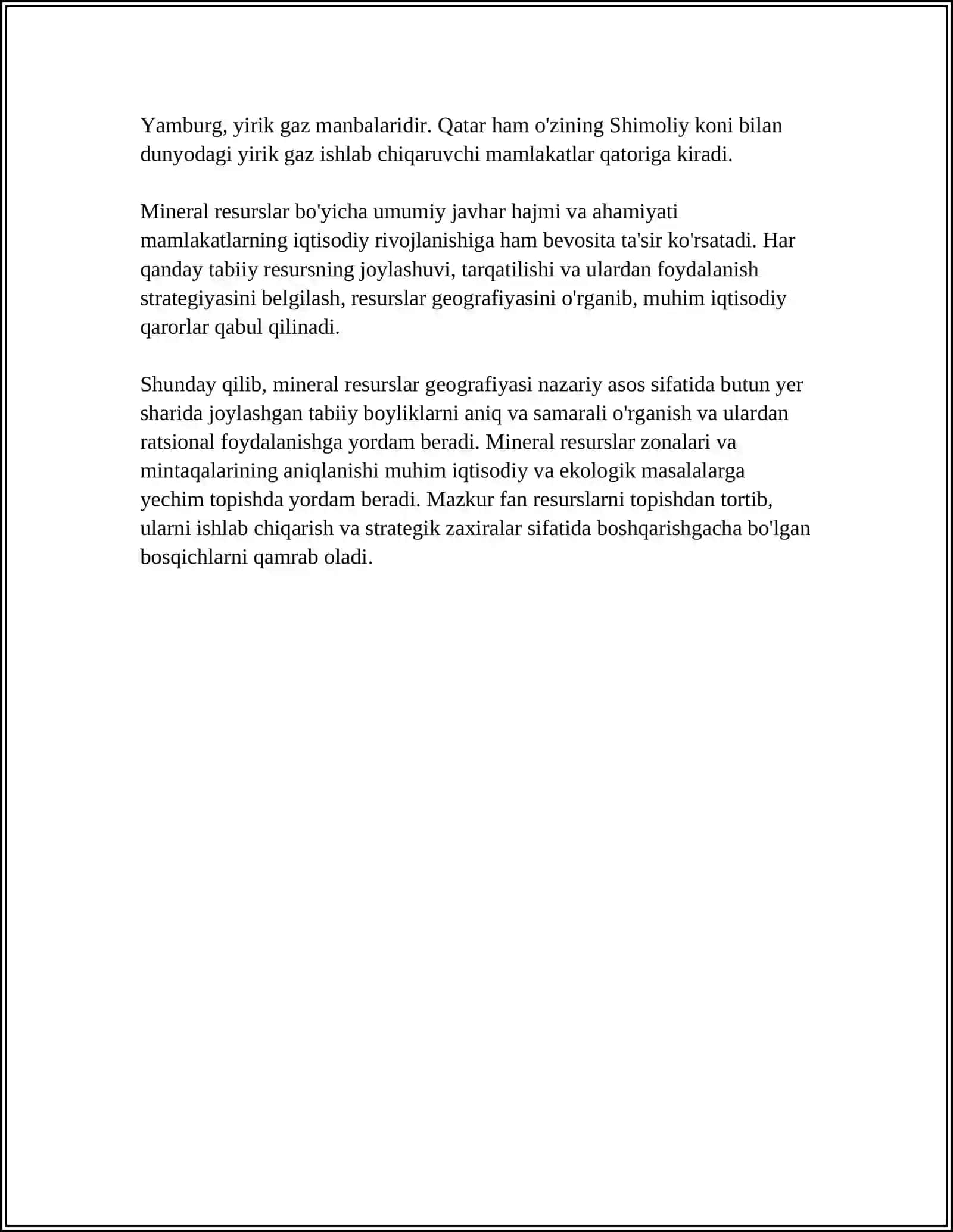 MINERAL RESURSLAR GEOGRAFIYASI 4