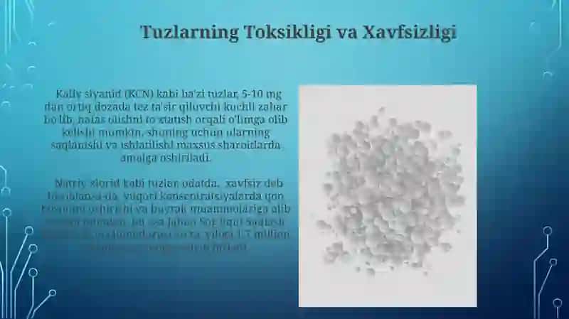 Kislotali Tuzlar va Ularning Farmasevtik Qo‘llanilishi 4