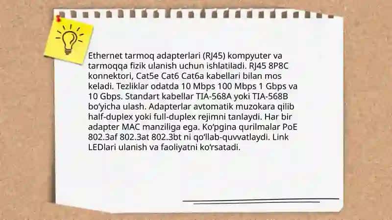 Tarmoq adapterlari 4