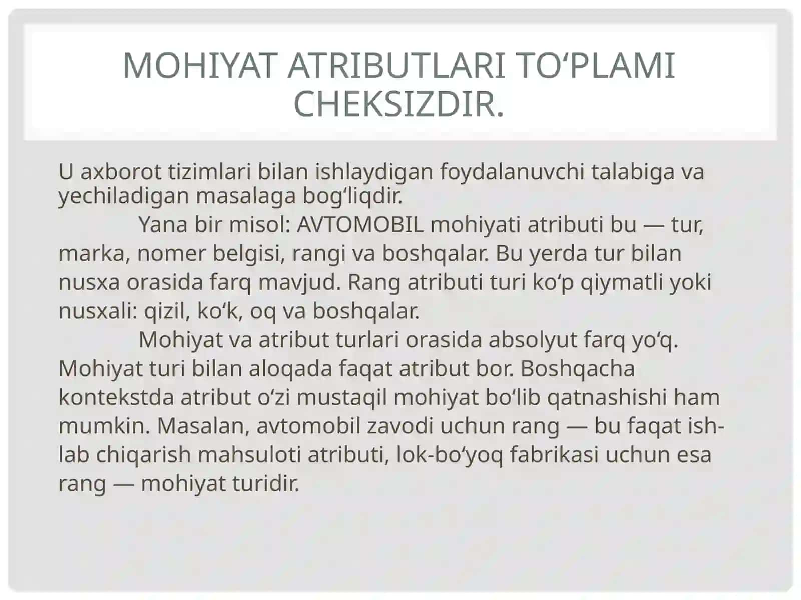 Relatsion ma’lumotlar bazasi va uning imkoniyatlari 4