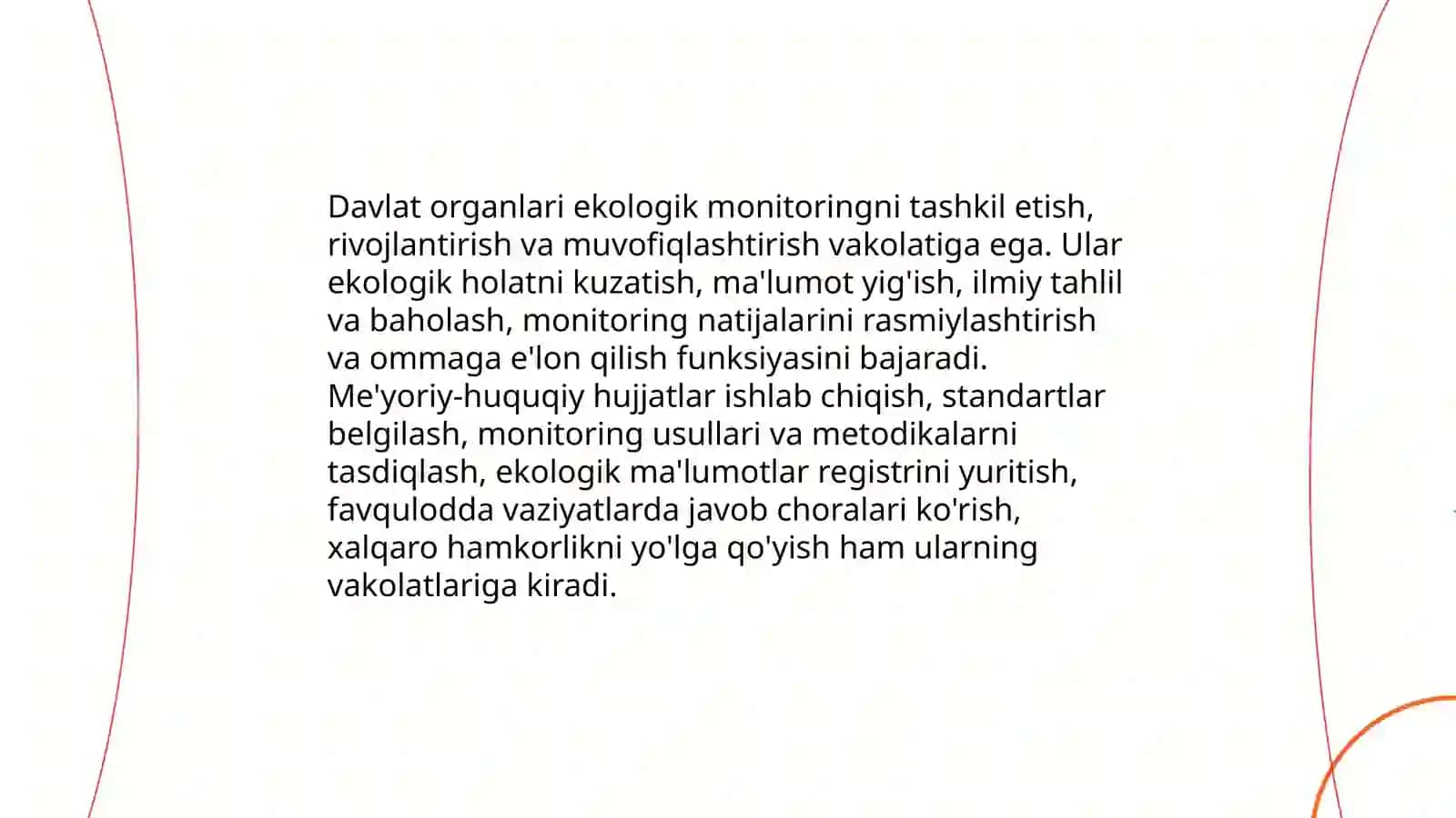 Ekologik monitoring, nazorat va ekspertiza 4
