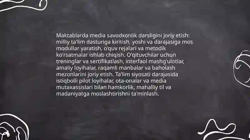 Media savodxonlikni rivojlantirishning yòllari 4