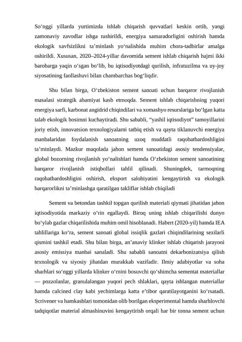 O'zbekistonda sement eksporti va importi 4