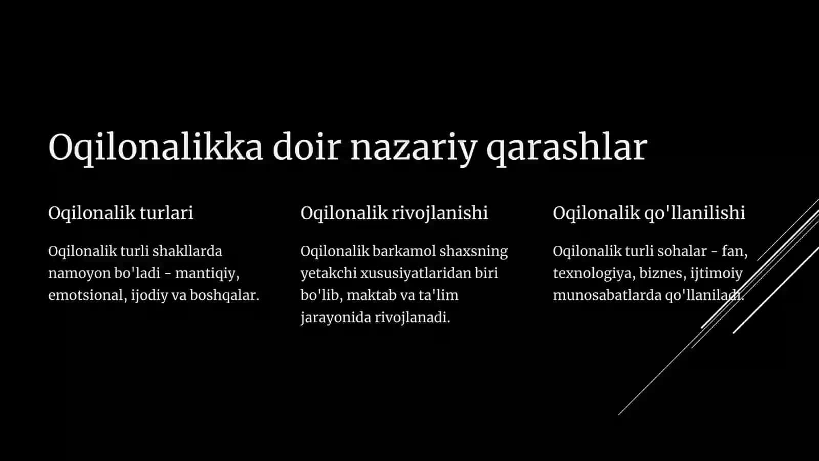 Oqilonalik va ilmiy tadqiqot usullari 4