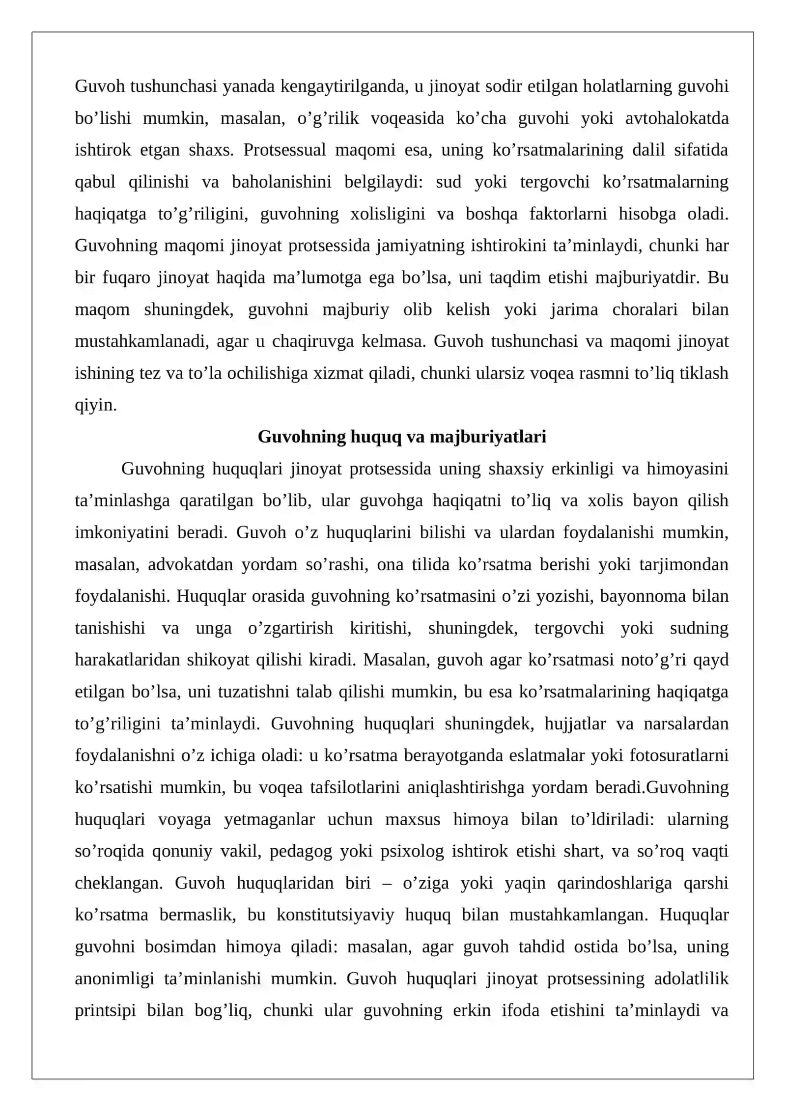 Guvoh va jabrlanuvchini so’roq qilish 4