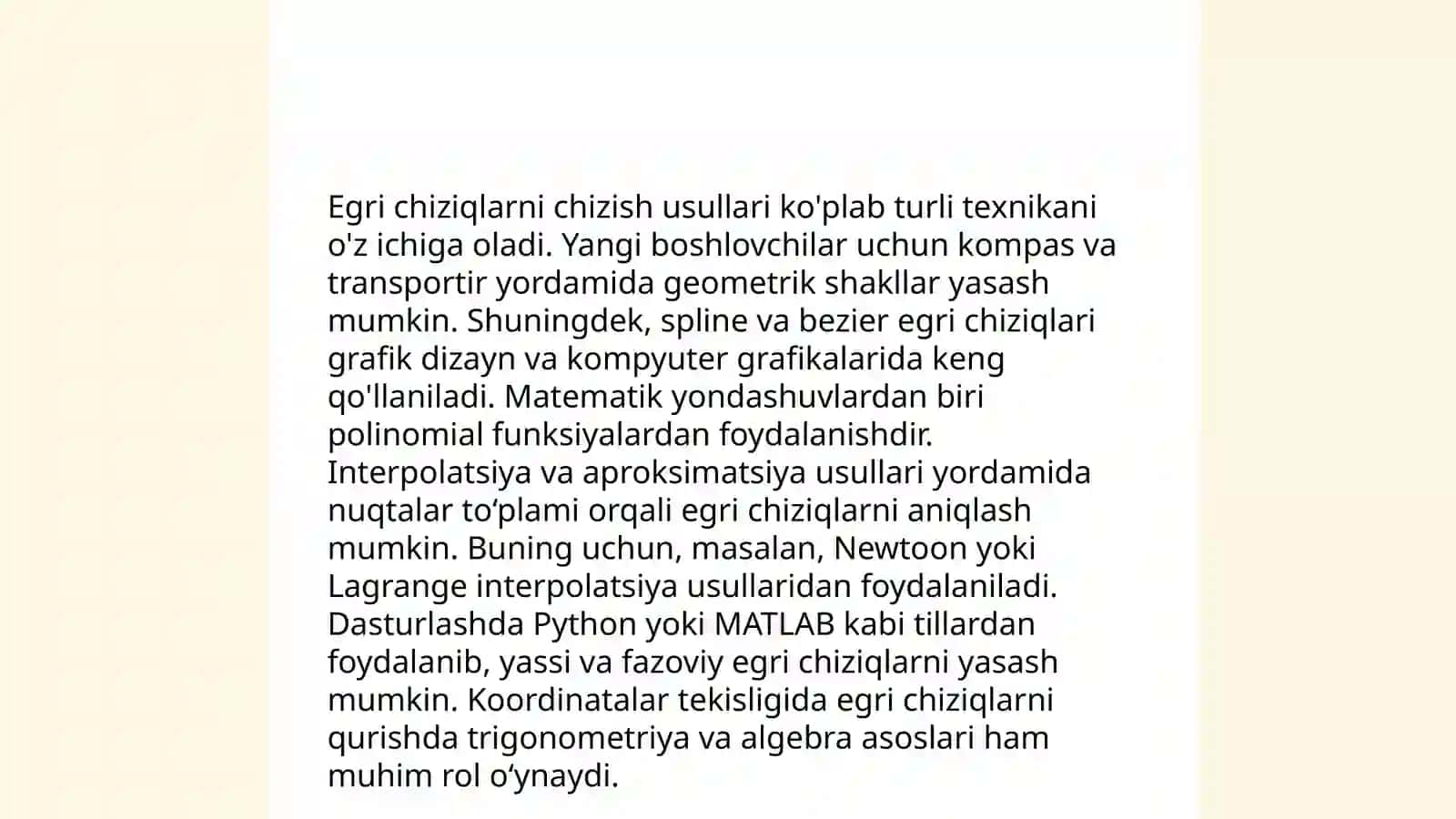 CorelDraw dasturida to‘gʻri va egri chiziqlar chizish 4