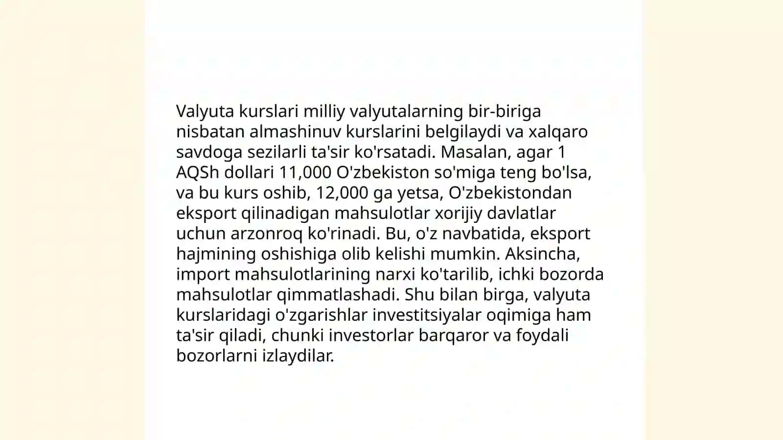 Xalqaro valyutaning Xalqaro savdoda o'rni 4