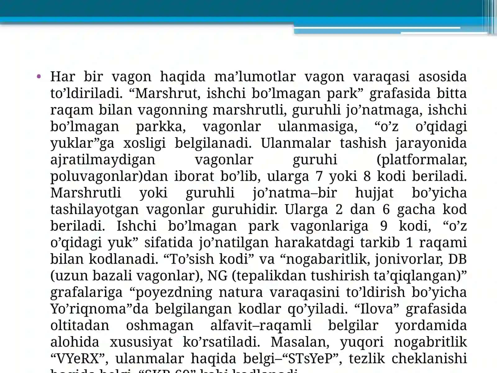 Таshishlаrni tezkоr bоshqаrishning аvtоmаtlаshtirilgаntizimi (ТТBАТ) 4