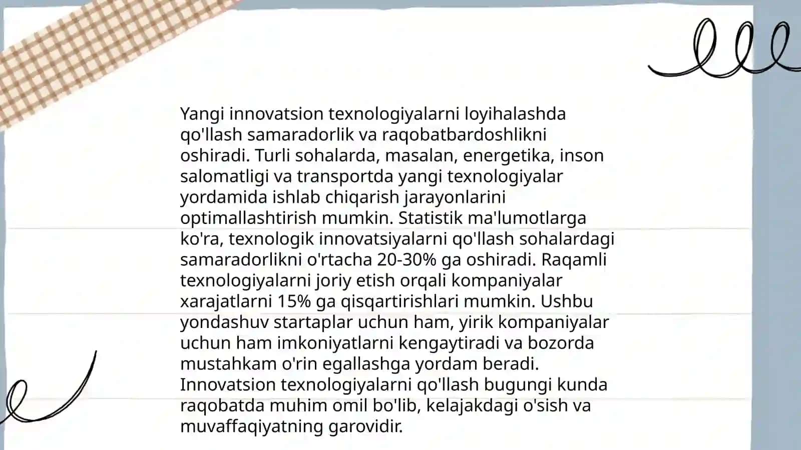 Loyiha boshqaruvi sohasidagi tashkiliy iqtisodiy yangiliklar 4