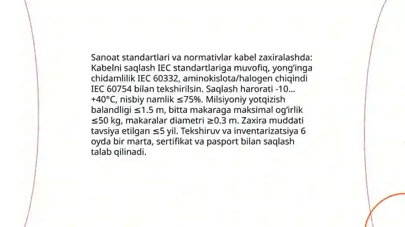 Kabel va simlarni zaxiralash 4
