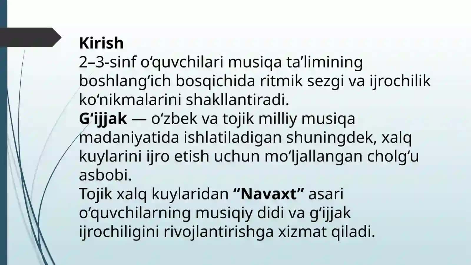 Navaxt asarini o‘rgatish metodikasi 4