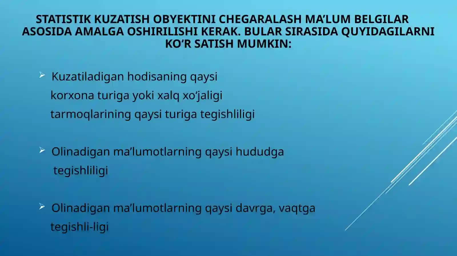 Statistik ma’lumotlarni to’plash nazariyasi va amaliyoti 4