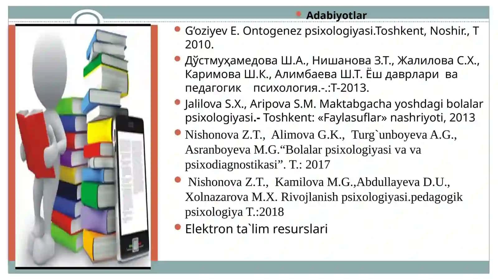 Chaqaloqlikdavrining psixologik xususiyatlari 4