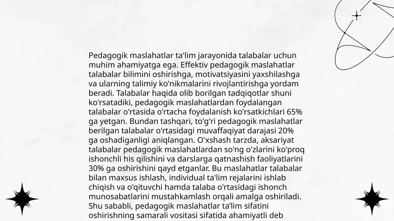 Zamonaviy taʼlimda psixologik - pedagogik qoʻllab quvvatlashni rivojlantirish 4