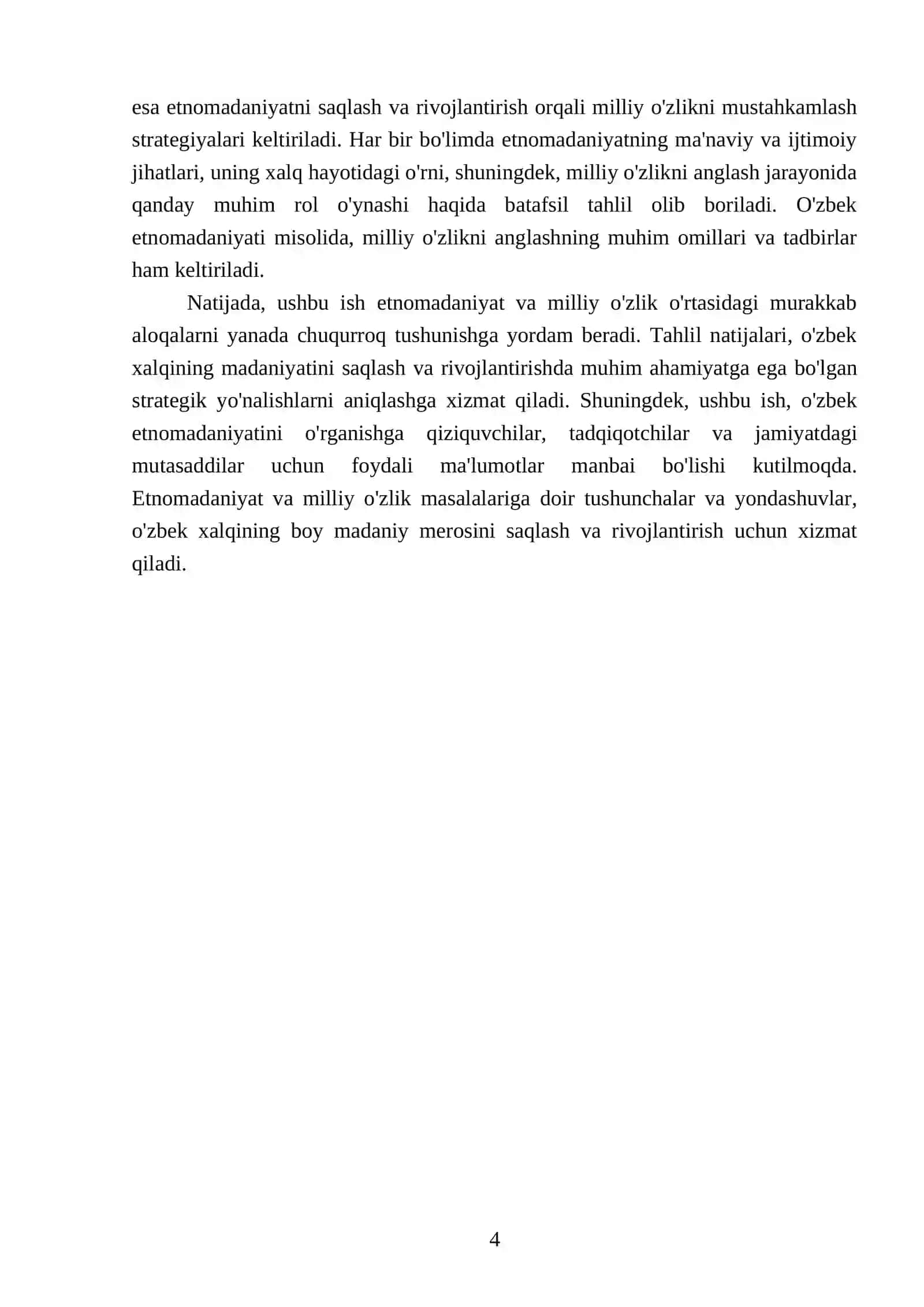 Etnomadaniyat milliy oʻzlikni anglash omili 4