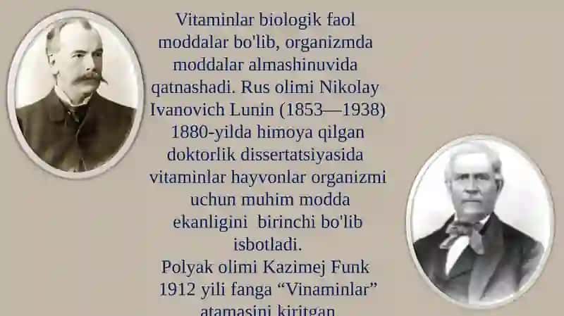 VITAMINLAR VAULARNING AHAMIYATI 4