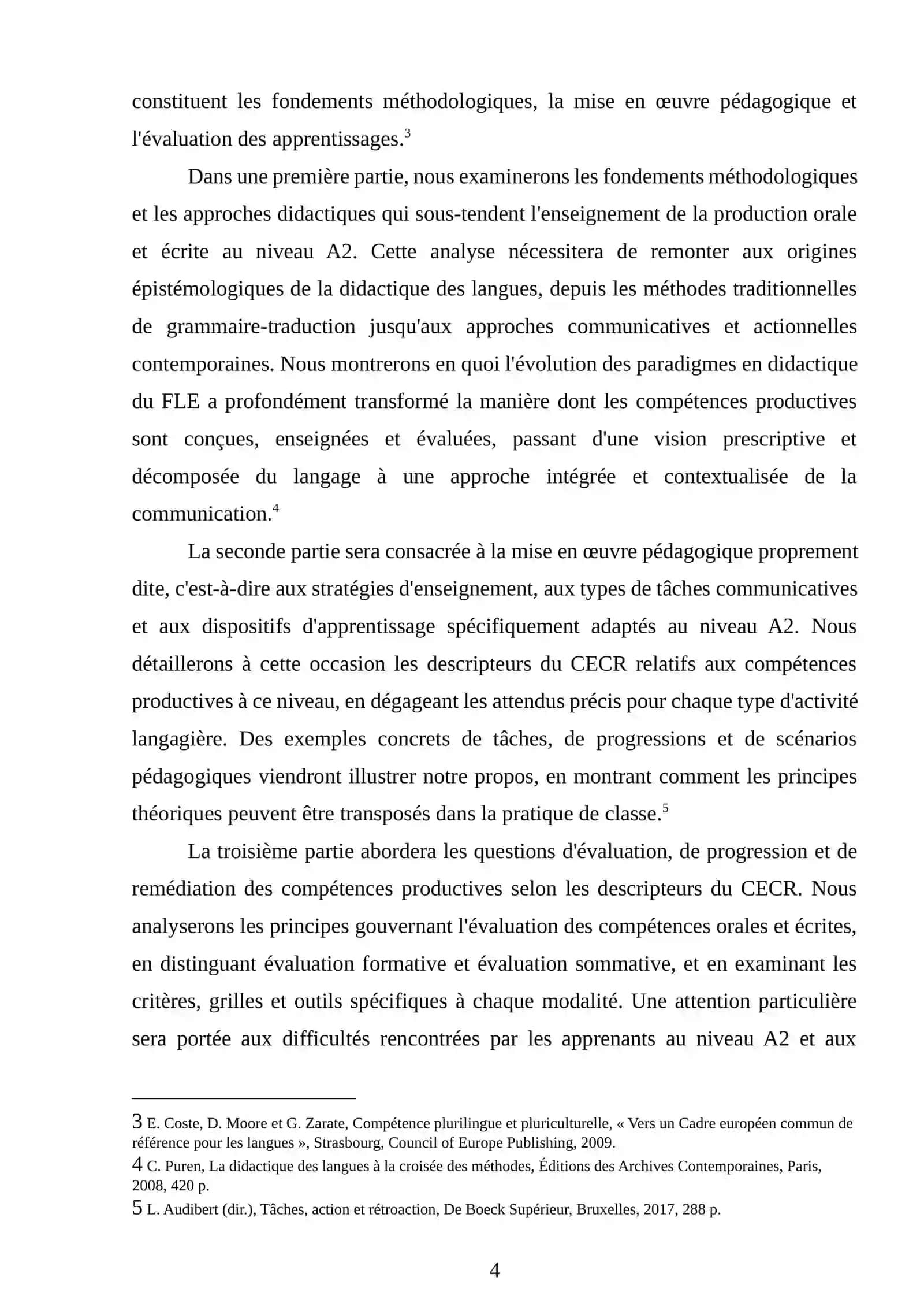 Fondements méthodologiques et approches didactiques pour la production orale et écrite 4