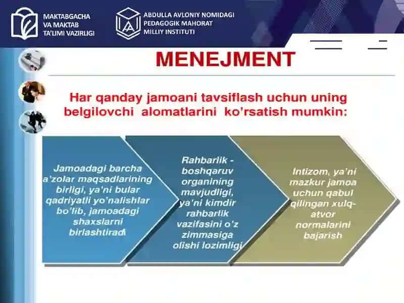 Samarali boshqaruv tamoyillarini yo‘lga qo‘yish usullari 4