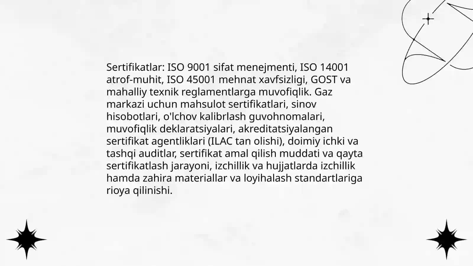 Eng sifatli gaz markazi qanday aniqlanadi 4