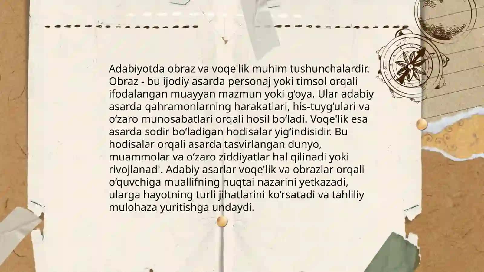 Adabiyotda badiiy obraz tushunchasi 4