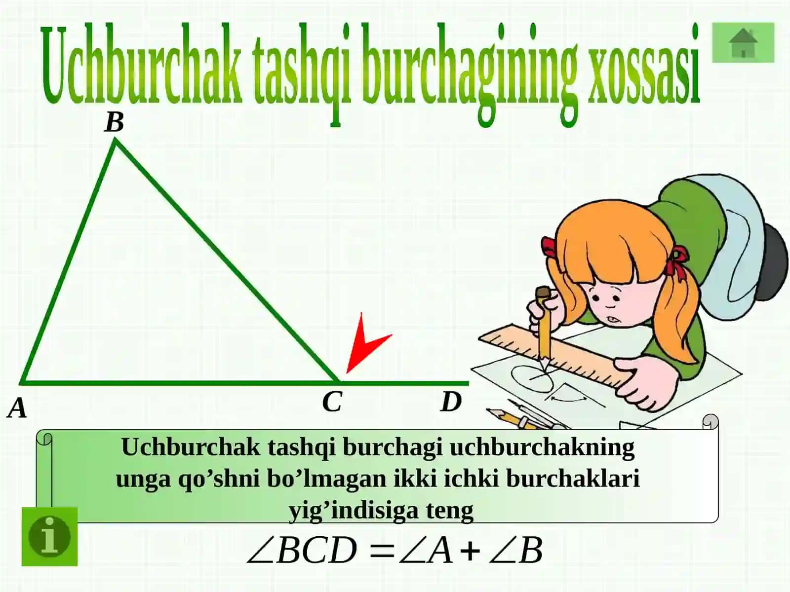 Uchburchklar ichki burchaklari 4
