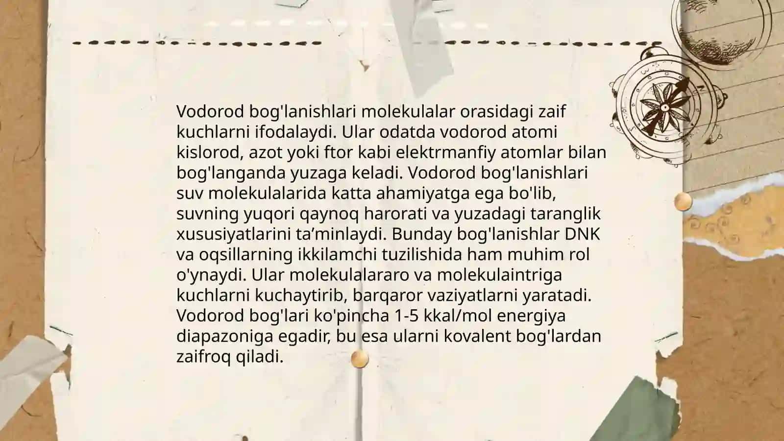 Kovalent bog'lanishlar 4