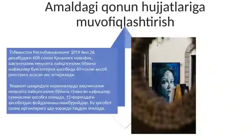 Vaqtinchalik nogironlik nafaqalarini hisobga olishda aks ettirish 4