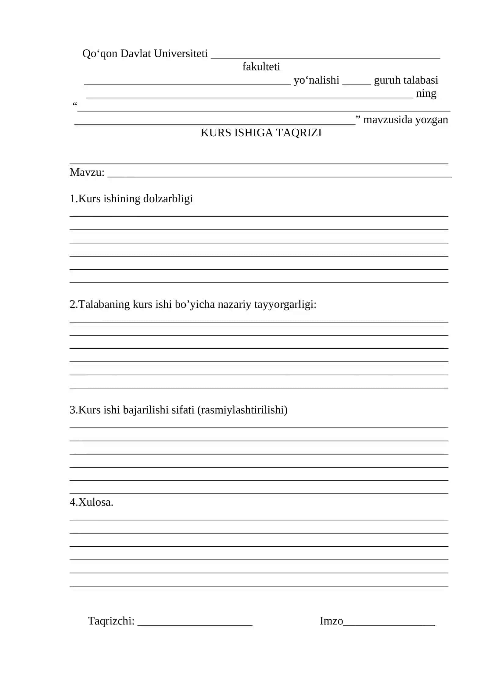 KURS ISHI 4