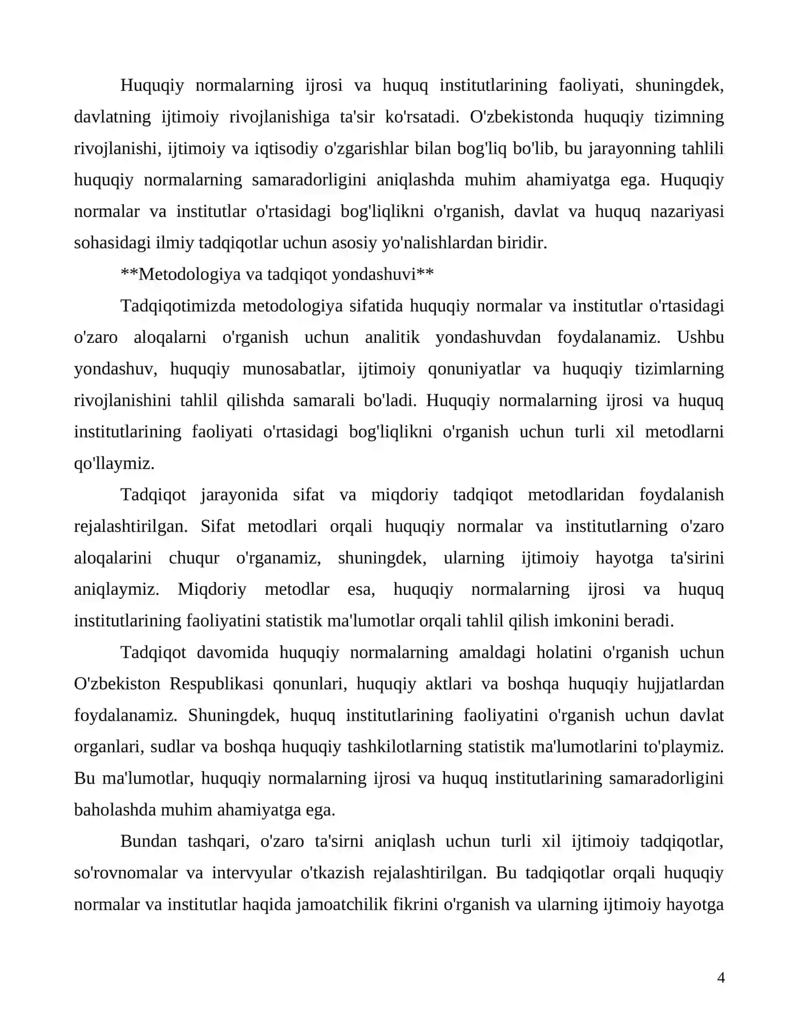 Huquq sohasi va huquq instituti tushunchalari haqida tahlil 4