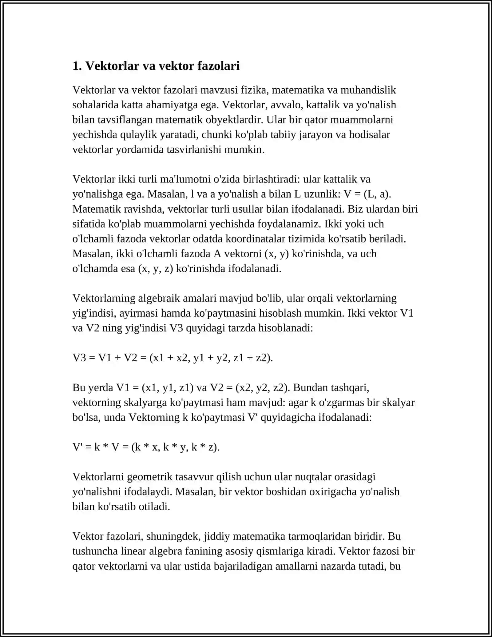 MASHINALI O'QITISH UCHUN CHIZIQLI ALGEBRA 4