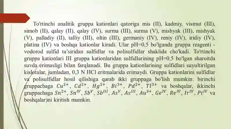 Rajabova Madinaxonning Analitik kimyo fanidan mustaqil ishi 4
