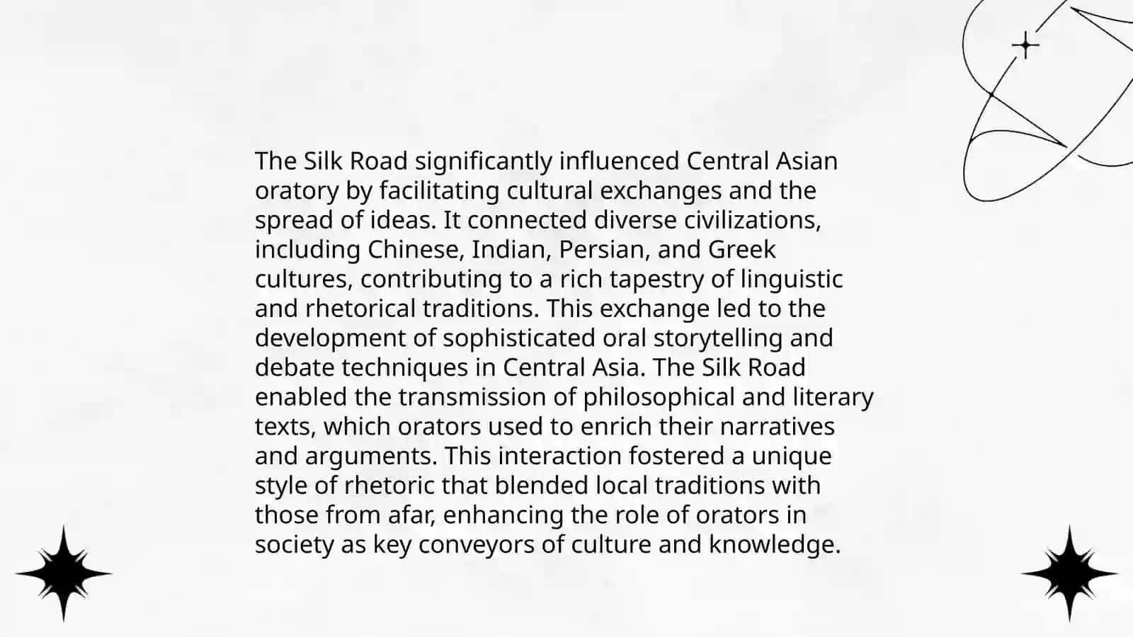 The art of oratory in Central Asia 4