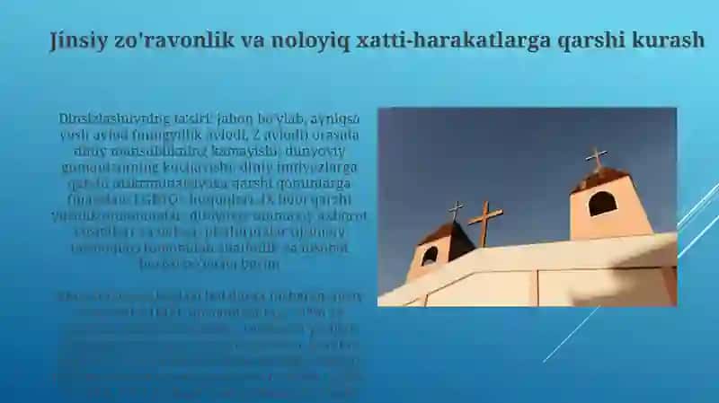 Zamonaviy dunyoviy me'yorlar 4
