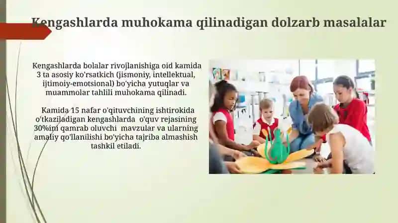 Maktabgacha taʼlimda pedagogik va metodik kengashlarning ahamiyati 4