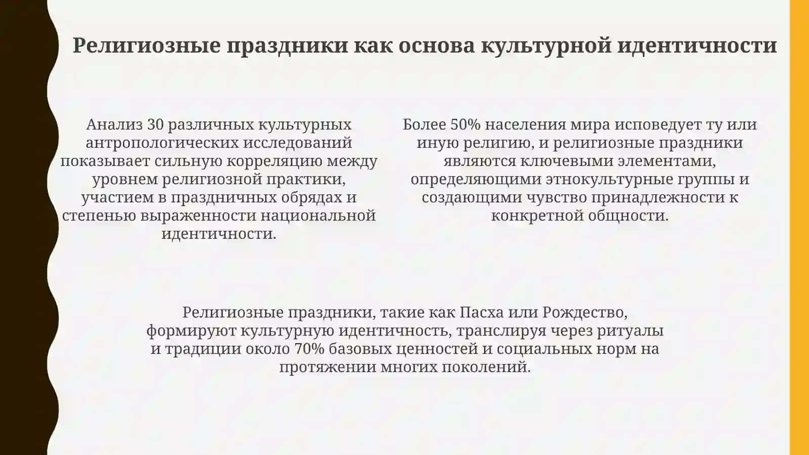 Роль религиозных праздников обрядов в формировании культурной идентичности 4